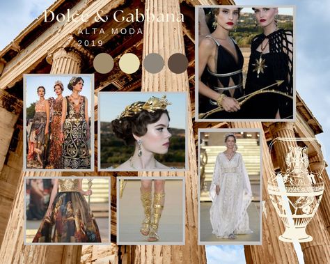 Dolce Gabbana 2019 Alta Moda, Dolce Gabbana Aesthetic, Board With Pictures, Dp Blast, History Assignment, Mood Board Fashion Inspiration, Egyptian Aesthetic, Roman Myth, Myths And Legends