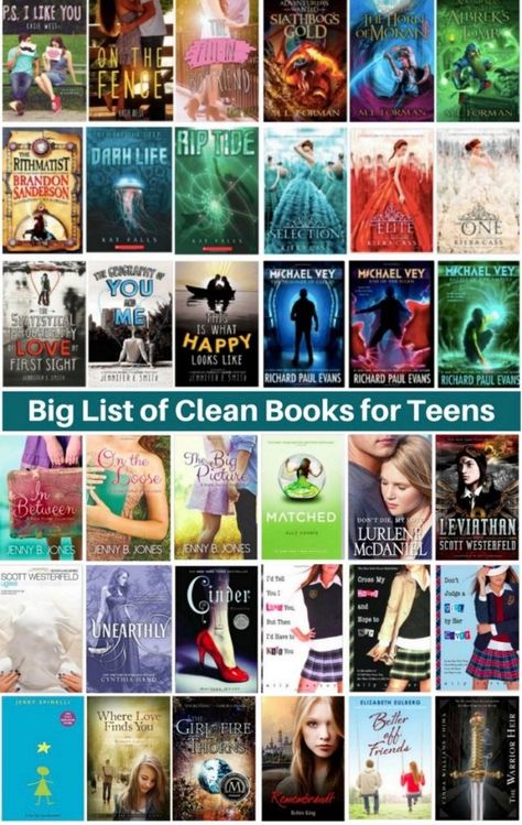 Clean Books for Teens #247moms Books For 14+, Books For 12-13, Teen Girl Books To Read, Books For 12 Yo, Teen Book Recommendations, Good Teen Books, Books For 13 Girls Must Read, Clean Books To Read, Best Teen Books