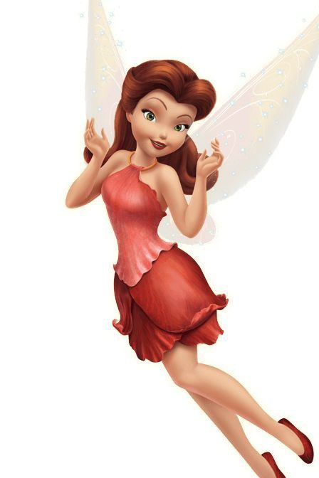 Tinker Bell Rosetta, Rosetta Fairy, Tinkerbell Cosplay, Red Hair Costume, Tinkerbell Characters, Tinkerbell Movies, Punk Disney Princesses, Tinkerbell And Friends, Tinkerbell Fairies