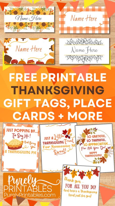 Our Free Thanksgiving printables collection includes free Thanksgiving printable gift tags, free Thanksgiving printable place cards, free Thanksgiving printable teacher appreciation pages, free Thanksgiving printable templates! Visit PurelyPrintables and follow on Pinterest  for all free printables! Free printable Thanksgiving name tags, Printable Thanksgiving gift tags, DIY Thanksgiving gift tags, Free Thanksgiving downloadable  place card, Thanksgiving teacher thank you note, #PurelyPrintables Thanksgiving Notes For Teachers, Thankful For You Printable Free, Thanksgiving Labels Free Printable, Thanksgiving Place Cards Printable Free, Thanksgiving Name Place Cards Printable Free, Free Printable Thanksgiving Place Cards, Fall Gift Tags Printable Free, Thanksgiving Tags Printable Free, Thanksgiving Name Place Cards Diy