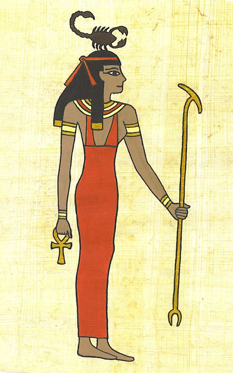 Serket -  Goddess of fertility, nature, animals, medicine, magic, and healing venomous stings and bite Goddess Of Fertility, Egyptian Mythology, Nature Animals, Fertility, Worship, Medicine, Witch, Wonder Woman, Healing