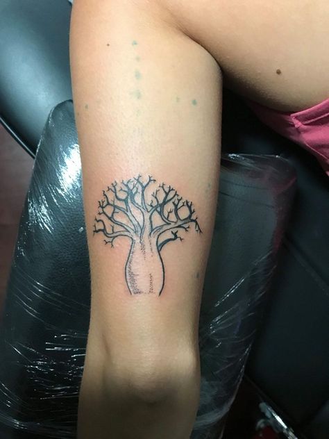 Boab Tree Tattoo, Boabab Tree Tattoos, Baobab Tree Tattoo, Tree Tatto, Avatar Tattoo, Sun Tattoo Designs, Cute Nose Piercings, New Tattoo Designs, Nature Tattoo