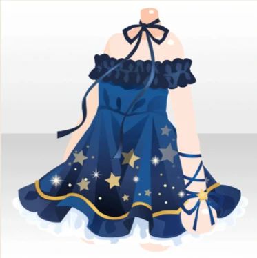 Moon Cat | CocoPPa Play Wiki | Fandom Star Theme Outfit, Dreamselfy Outfits, Star Themed Outfits, 2d Fashion, Black Outerwear, Moon Cat, Star Dust, Dark Blue Dress, Clothing Design Sketches