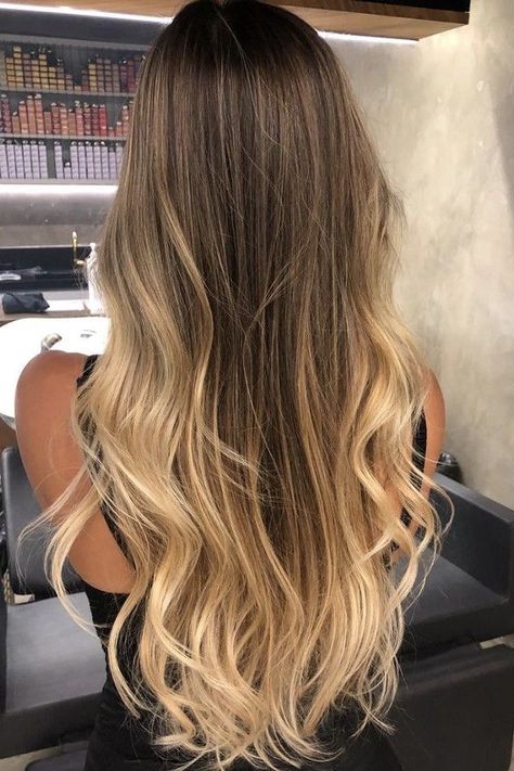 Blondette Hair, Balayage Long Hair, Rambut Brunette, Brown Hair Inspo, Ombre Hair Blonde, Brunette Hair With Highlights, Dirty Blonde Hair, Honey Blonde Hair, Brown Hair Balayage