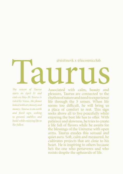 Astro signs :: Behance Earth Sign Aesthetic, Aesthetic Taurus, Zodiac Chart, Sign Aesthetic, Taurus Quotes, Horoscope Taurus, Colors And Emotions, Zodiac Posts, Photo Pin