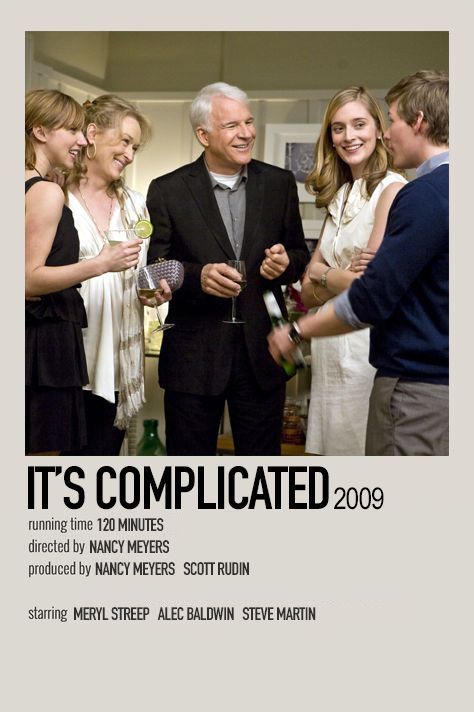 Polaroid Film Poster, Its Complicated Movie, Minimalistic Polaroid Poster, Polaroid Movies, Meryl Streep Movies, Movie Playlist, Its Complicated, Indie Movie Posters, It's Complicated