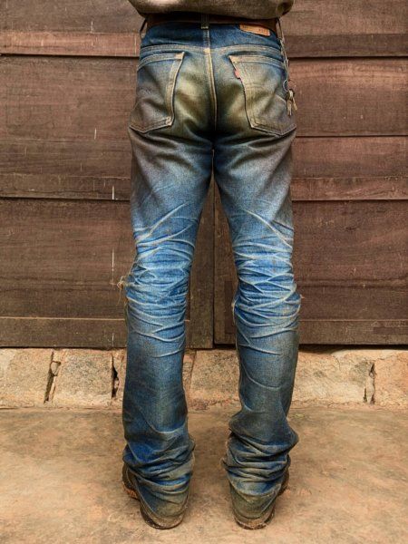 Streetwear Jeans Men, Wrangler Cowboy Cut, Mens Leather Clothing, Dress Up Jeans, Selvedge Denim Jeans, Denim Men, Mens Bootcut Jeans, Mens Fashion Wear, Workwear Jeans