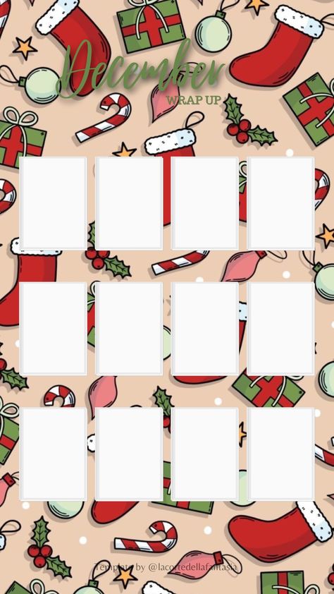 December Tbr Template, Book Wrap Up Template, Tbr Jar, Read Template, Reads Template, Reading Template, Bookstagram Templates, December Planner, Book Tok