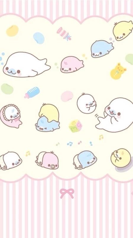 Trendy Home Screen, Home Screen Layout Iphone, Rilakkuma Wallpaper, Home Screen Layout, Cute Seals, Screen Layout, Splash Screen, Super Kawaii, Favorite Book Quotes