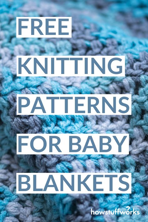 If you're looking for a handmade gift idea for new parents, look no further! This custom baby blanket is an easy knitting project that is great for beginners. Read on to find our free knitting pattern! Free Knitting Patterns For Baby Blankets Simple, Free Knitting Baby Blankets, Free Patterns For Baby Blankets, Baby Boy Knitted Blanket, Baby Blankets Knitted Pattern Free, Baby Blanket Patterns Knitting, Knit Baby Blanket Pattern Free Beginner, Free Knitting Patterns For Babies, Baby Knitting Patterns Free Newborn Easy