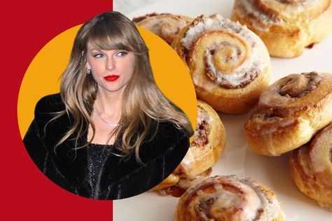 Taylor Swift Has a New Favorite Cinnamon Roll — and We Have the Recipe Pecan Swirls Recipe, Cinnamon Roll Recipe, Sweet Dough, Super Bowl Sunday, What's For Breakfast, Roll Recipe, Cinnamon Rolls Recipe, Sweet Roll, Toasted Pecans