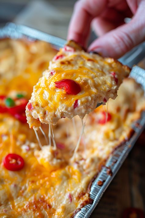 Cheesy Baked Pimento Dip Things To Do With Pimento Cheese, Recipes Using Pimentos, Recipes With Pimentos, Pimento Cheeseburger, Hot Pimento Cheese Dip, Pimento Dip, Pioneer Woman Roast, Pimento Cheese Recipe, Pimento Cheese Dip