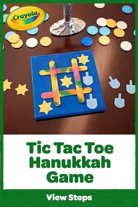 A classic tic tac toe game with a Hanukkah twist! This DIY game is a fun and colorful Hanukkah activity for kids. Hanukkah Games, Hanukkah Craft, Hannukah Crafts, Jewish Preschool, Hanukkah Game, Hanukkah Activites, Diy Hanukkah, Hanukkah For Kids, Hanukkah Crafts