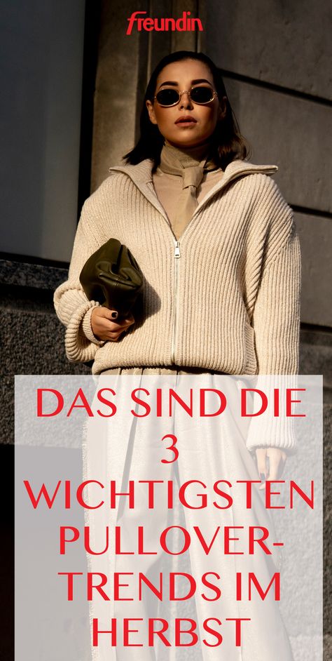 Sie sind in Sachen Trends den anderen gern einen Schritt voraus? Dann sollten Sie diese Pullover-Trends für den Herbst und Winter kennen Style Inspiration Herbst, Winter Mode Outfits, Pullovers Outfit, Pullover Mode, Pullover Outfit, Winter Mode, Winter Trends, Casual Chic, Winter Outfits