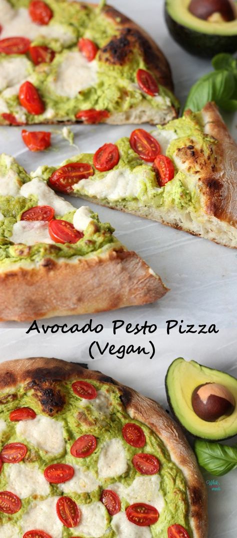 Dairy Free Pizza Toppings, Vegan Pizza Toppings, Avocado Pizza, Dairy Free Pizza, Pizza Vegana, Pizza Vegan, Vegan Pizza Recipe, Pesto Pizza, Avocado Pesto