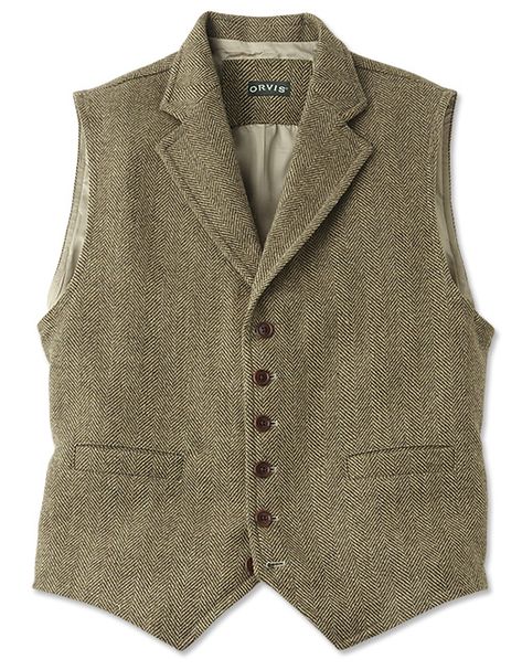 Vintage Vests, Mens Wool Vest, 1920s Mens Fashion, Mens Vest Fashion, Toxic Vision, 21men, Fashion Goth, Wool Waistcoat, Tweed Waistcoat