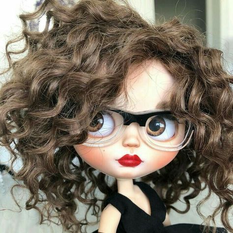 Girly Drawings, Wearing Glasses, Pretty Dolls, Ooak Dolls, Girly Art, Doll Face, Cute Dolls