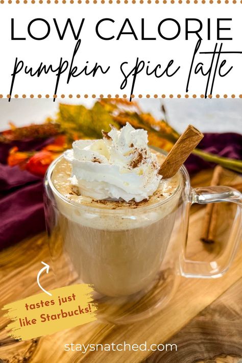 This Sugar-Free Pumpkin Spice Latte is one you can make at home without all of the excess sugar. This rivals Starbucks PSL, but is low calorie with only 42 cals and 1 gram of carbs. It’s made with real pureed pumpkin along with pie spice for the perfect blend of flavor. Low Calorie Pumpkin Spice Creamer, Sugar Free Pumpkin Spice Creamer, Pumpkin Coffee Recipe, Pumpkin Spice Milkshake, Pumpkin Pie Latte, Low Calorie Pumpkin, Pumpkin Spice Creamer, Starbucks Pumpkin Spice Latte, Sugar Free Drinks