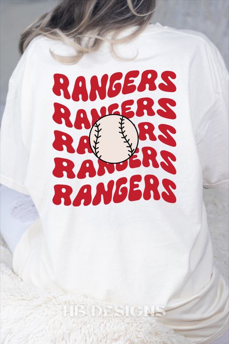 Texas Rangers Retro Baseball Comfort Colors shirt Rangers Baseball Shirts, Baseball Apparel, Texas Sports, Rangers Baseball, Retro Baseball, Baseball Outfit, Gifts For Sports Fans, Comfort Colors Shirt, Texas Rangers