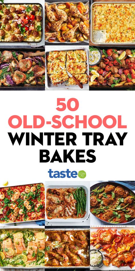 Traybake Dinner, Winter Tray, Curried Sausages, Baked Dinner Recipes, Tray Bake Recipes, Sheet Pan Dinners Recipes, Tray Bake, Baked Dinner, Winter Dinner Recipes