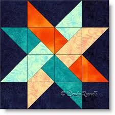 Woven Star - Free Quilt Block Pattern Woven Ribbon Star Quilt Block Free Pattern, 16 Inch Quilt Blocks Patterns, Quarter Square Triangle Quilt Blocks, Star Quilts Patterns, Woven Star Quilt Pattern, 12” Quilt Block Patterns, Woven Star Quilt Pattern Free, Block Quilts Patterns, Barn Quilt Designs Block Patterns