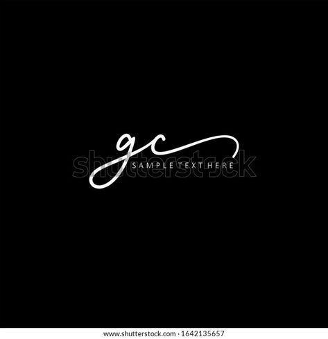 Logo design Gc Logo, Gc Monogram Logo, Gd Monogram Logo Design, Monogram Logo, Letter Logo, Handwriting, Vector Images, Logo Design, Monogram