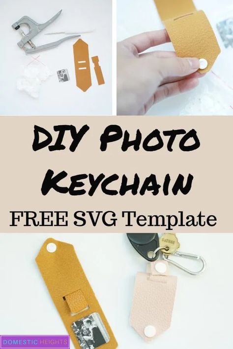 Cricut leather project, maker projects, projects to sell, free SVG templates Little Handmade Gifts, Cricut Leather, Homemade Coffee Drinks, Mama Keychain, Baking Homemade, Svg Templates, Keychain Display, Diy Leather Projects, Leather Photo