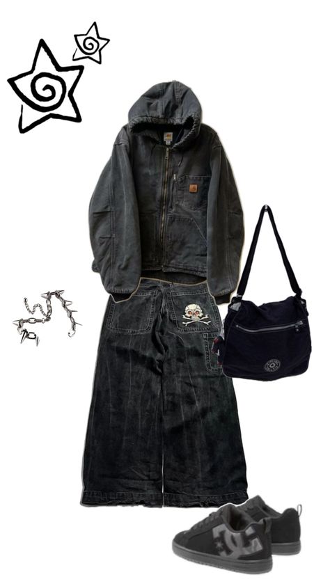 #baggypunk❓ #DCshoes #baggy #ootd #outfit Baggy Clothes Aesthetic Grunge, Baggy Alt Outfits, Baggy Clothes Outfit Aesthetic, Rock Girl Aesthetic, 2000s Alt Fashion, Baggy Clothes Aesthetic, Baggy Clothes Outfit, 2000s Alt, Rock Clothes