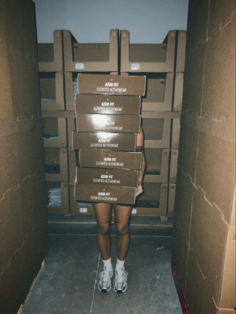 Inventory incoming #warehouse #bts #activewear #inventory Warehouse Aesthetic Business, Warehouse Business Aesthetic, Warehouse Sale Graphic, Clothing Brand Warehouse Aesthetic, Content Ideas Fashion Brand, Clothing Brand Launch Ideas, Clothing Brand Warehouse, Photoshoot Bts Aesthetic, Business Warehouse Aesthetic