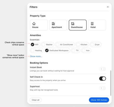 A Guide to Designing Better Filter UI Components | by UX Movement | Medium Web Dashboard Design, Filter Ui Design Website, Form Ui Design, Form Ui, List Ui, Admin Ui, Ui Forms, Ux Process, App Concept