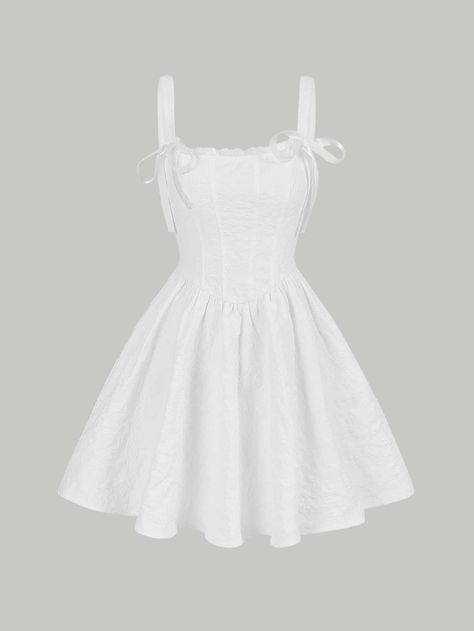 White Dresses Casual, White Party Dresses, Corset Style Dresses, Simple White Dress, White Fits, White Lace Mini Dress, White Dress Party, Mini Robes, Grad Dresses