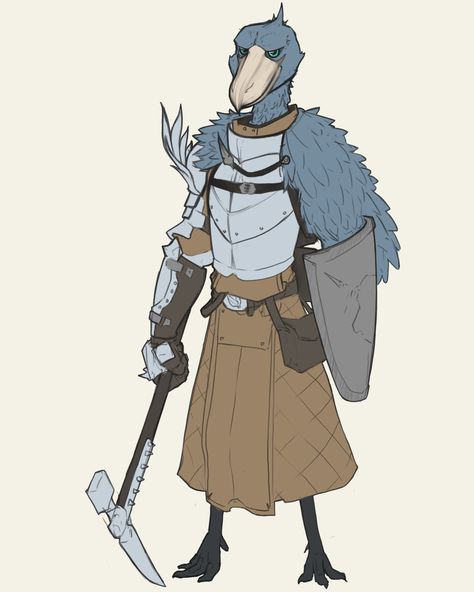 ArtStation - Aarakocra Paladin Aarakocra Paladin, Dnd Paladin, Dnd Races, Fantasy Races, Dungeons And Dragons Characters, Dnd Art, D&d Dungeons And Dragons, Game Inspiration, Character Design Male