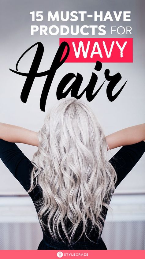 Styling Products For Wavy Hair, Wavy Hair How To Get, Best Styling Products For Wavy Hair, Products For Naturally Wavy Hair, Wavy Hair Must Haves, Product For Wavy Hair, How To Style Hair For Volume, Wavy Hair Styling Products, Best Products For 2b Curly Hair