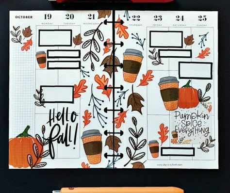 Happy Planner Monthly Layout Ideas October, Happy Planner October Layout, October Planner Layout, November Newsletter Ideas, September Happy Planner Layout, November Happy Planner Layout, November Planner Layout, Fall Planner Layout, Fall Planner Ideas