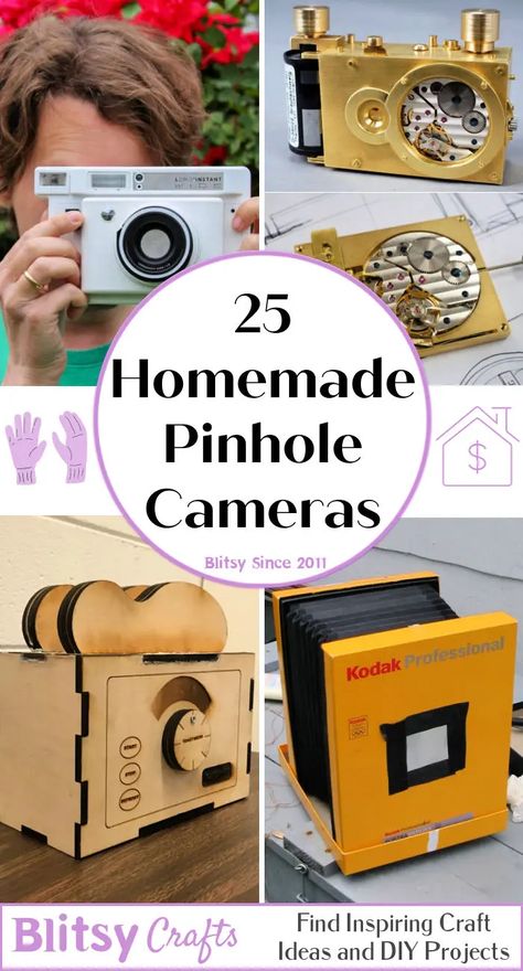 Pinhole Camera Diy, Pinhole Camera Photos, Diy Pinhole Camera, Camera Crafts, Camera Diy, Camera Ideas, Pinhole Photography, Wood Supply, Diy Camera