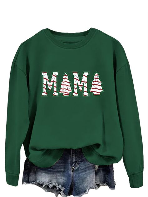 PRICES MAY VARY. Christmas Mama Sweatshirt Match: this Christmas moms crewneck sweatshirts perfect to match with jeans,leggings,shorts,skirts,for spring,fall,winter. Christmas Shirt Funny Sweatshirts Features: Mama Sweatshirt Funny Christmas Pullover Weekend Tops Casual Christmas Crewneck Tops Holiday Sweater Women Sunday Sweatshirt for Women Christmas Mom Shirts, Christmas Sweatshirt for Mom, Long Sleeve Fall Tops for Mama, plain body, classic crewneck, loose fit style, holiday football season Cake Tree, Nana Sweatshirt, Designs For Shirts, Christmas Pullover, Christmas T Shirt Design, Cute Christmas Shirts, Mom Sweater, Fall Tops, Christmas Crewneck