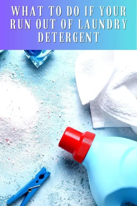 What To Do When You Run Out Of Laundry Detergent • Simple At Home Remove Sweat Stains, Clothes Detergent, Homemade Cleaning Recipes, Diy Cleaning Products Recipes, Laundry Stains, Homemade Laundry Detergent, Homemade Laundry, Diy Cleaning Hacks, Washing Powder