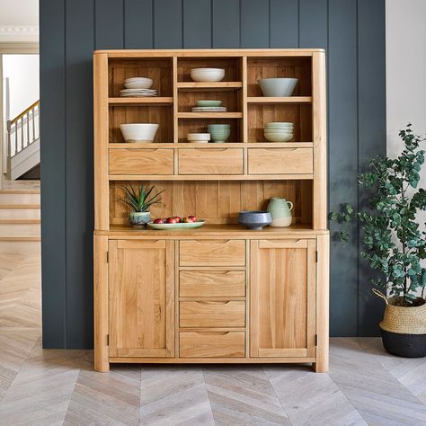 Oak Furnitureland Large Dresser Romsey Natural Solid Oak RRP £999.99 Contact us New & Professionally Refurbished Stock Authorised Reseller Free UK Delivery Sustainable Shopping New & Professionally Refurbished Stock Oak Furnitureland Large Dresser Romsey Natural Solid Oak RRP £999.99 ClearCycle Grade B Pre-loved item Pre-loved item Very Good Condition, with signs of use Will have moderate scuffs, marks, scratches, or dents 12 months warranty included, as standard Covered by ClearCycle’s 30-day T Small Lounge And Dining Room Open Plan, Bedrooms Green, Oak Dressers, Green Farmhouse, Rustic Oak Furniture, Oak Furniture Land, Painted Dining Table, Painted Living Room Furniture, Sofa Bed Wooden