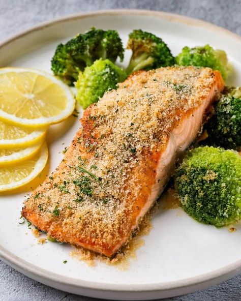 Parmesan Crusted Salmon - Recipes of Holly Best Carrot Cake Recipe, Creamy Cajun Chicken Pasta, Orange Glazed Salmon, Crusted Salmon Recipes, Parmesan Crusted Salmon, Creamy Cajun Chicken, The Best Carrot Cake, Homemade Carrot Cake, Chilled Desserts