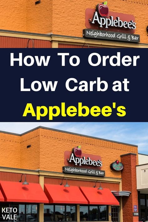 Keto At Applebees, Keto At Restaurants, Low Carb Restaurant Options, Fast Food Keto, Healthy Takeout, Keto Hacks, Low Carb At Restaurants, Keto Restaurant, Keto Fast Food