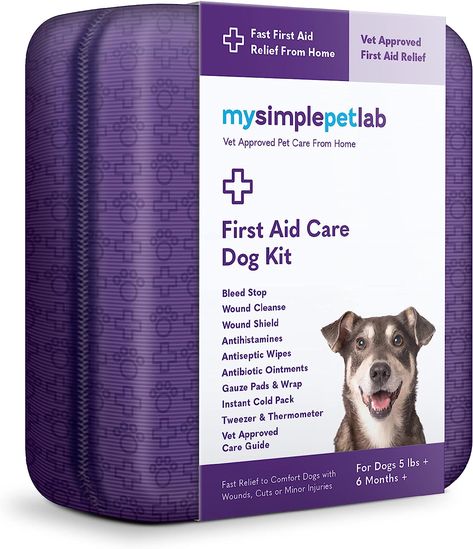 MySimplePetLab Dog First Aid Kit | First Aid Dog Travel Accessories | Dog Medical Kit | Dog Essentials Mini First Aid for Wounds, Cuts, or Minor Injuries #Ad Dog First Aid Kit, Pet First Aid Kit, Dog First Aid, First Aid For Kids, Dog Travel Accessories, Medication For Dogs, Dog Essentials, Pet Wellness, Medical Kit