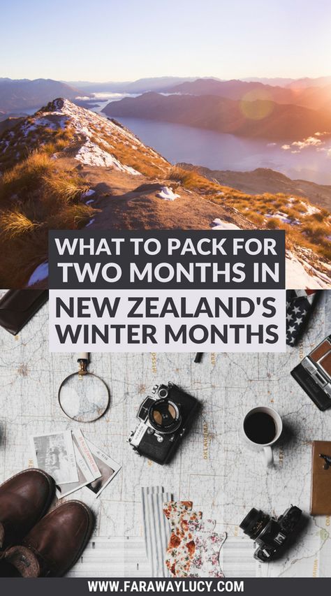 What to Pack for Two Months in New Zealand's Winter in June, July and August. The Ultimate New Zealand Packing List and Essentials: Everything You Need to Bring With You to Visit Queenstown, Auckland, Christchurch and Wellington. New Zealand Packing Guide. What You Should Wear in New Zealand's Winter. Click through to read more... New Zealand Packing List, Packing For New Zealand, New Zealand Winter, Winter In Australia, New Zealand Itinerary, Winter Packing List, New Zealand Travel Guide, Packing Guide, Wellington New Zealand