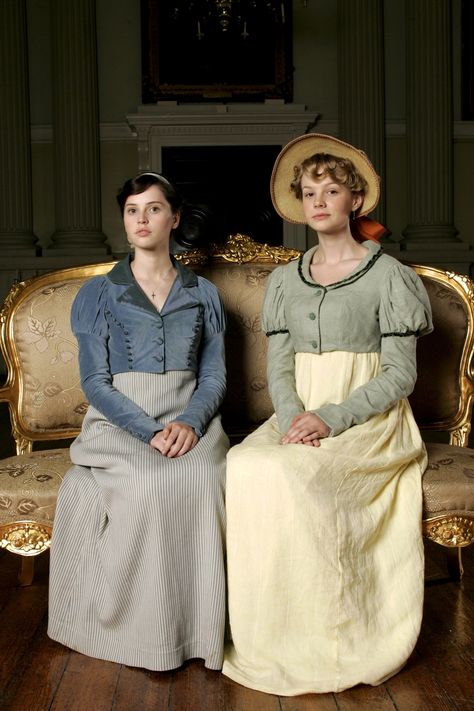 Catherine and Isabella from Masterpiece Theater's NORTHANGER ABBEY Catherine Morland, Jane Austen Northanger Abbey, Jane Austen Movies, Little Dorrit, Northanger Abbey, Regency Era Fashion, Becoming Jane, Jane Austin, Regency Period