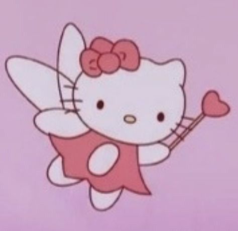 Dull Aesthetic, Hello Kitty Fairy, Kitty Fairy, Aesthetic Fairy, Hello Kitty, Kitty