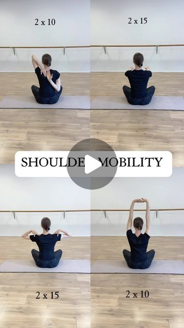 Shoulder Mobility Exercises, Shoulder Mobility, Therapy Exercises, Physical Therapy Exercises, Improve Your Posture, Internal Affairs, Mobility Exercises, Posture Correction, Shoulder Pain