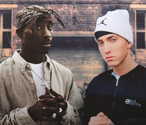 Eminem Dr Dre Snoop Dogg Ice Cube Tupac, Eminem Tupac, 2pac And Eminem, Tupac And Eminem, Eminem Dr Dre, Famous Duos, Dr Dre, Rap God, Slim Shady