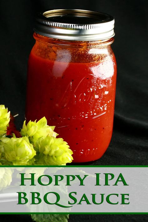 Beer Bbq Sauce Recipe, Beer Bbq Sauce, Ipa Recipe, Traeger Grill Recipes, Flavored Beer, Shrimp Scallops, Cooking With Beer, Ipa Beer, Rub Recipes