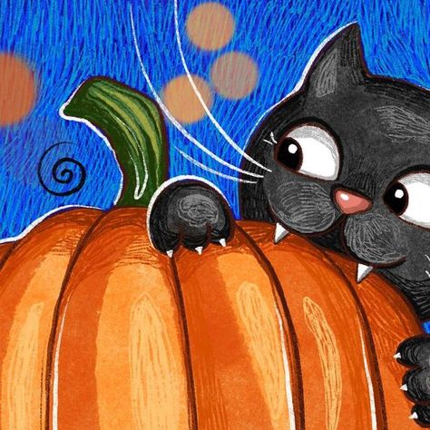 Cute Easy Paintings, Christmas Canvas Art, Room Children, Halloween Drawings, Christmas Canvas, Halloween Cat, Painting For Kids, Easy Paintings, Pictures To Draw