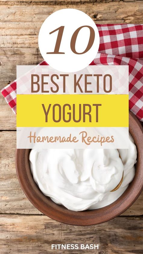 Craving the creamy goodness of yogurt while keeping your carb intake in check? Our keto yogurt recipes are specially crafted to be low in carbs and high in healthy fats, making them an ideal choice for those following a ketogenic diet. Say goodbye to store-bought yogurts loaded with sugars and hello to homemade goodness that satisfies your cravings and supports your dietary goals. Homemade Keto Yogurt, Low Carb Yogurt Recipes, Greek Yogurt Keto Recipes, Keto Yogurt Recipe, Keto Greek Yogurt Recipes, Keto Yogurt, Yogurt Recipes Healthy, Low Carb Greek Yogurt, Low Carb Yogurt