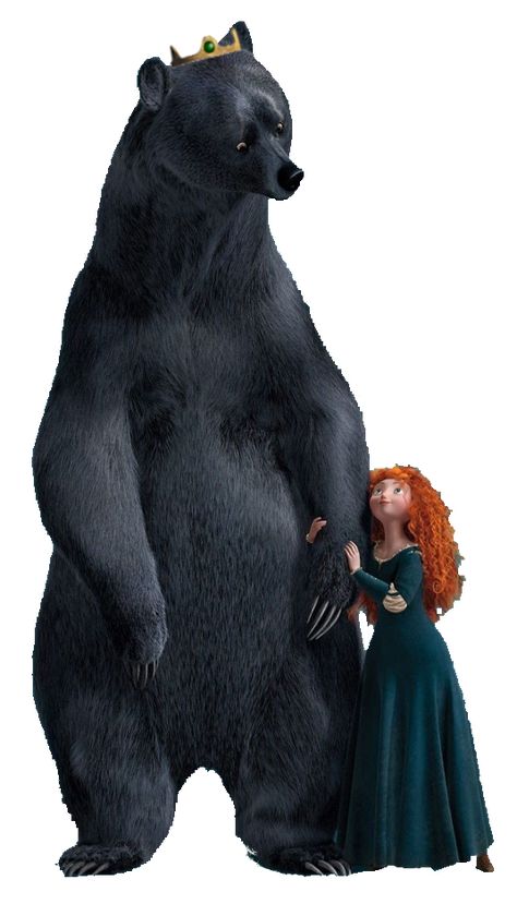 Bear From Brave, Merida And Her Mom, Merida Horse, Rebelle Disney, Brave Bear, Brave Characters, Brave Disney, Brave Movie, Merida Disney